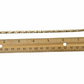 10k Solid Yellow Gold Palm Bracelet 5mm 8" Inch Diamond Cut Real 10Kt