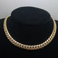 Real Gold 7mm 24" Mens Cuban Link Necklace 10KT yellow Gold Chain Strong Links