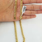 Real 14k Gold Miami Cuban Link Necklace Chain 6mm 20" box Lock