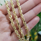 Real 14K SOLID Yellow Gold Rope Chain 5mm 24 Inches necklace Lobster Lock 14kt