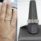 REAL 10k Gold REAL Diamond Wedding Anniversary Engagement Men Band Ring SIZE 11
