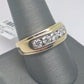 Men Solid 14k Yellow Gold 1CT Band Wedding Engagement Ring REAL Diamond