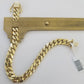 Real 10k Solid Gold Bracelet Miami Cuban Link 8.5mm 8 inch Box Lock 10kt Strong