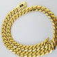 10k Gold Men Royal Monaco Link Chain 26inch 15mm Gold ,10kt Real gold necklace