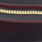 Men Real 14K Yellow Gold Miami Cuban Bracelet 8.5" Inch 7 mm