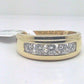 Men Solid 14k Yellow Gold 1CT Band Wedding Engagement Ring REAL Diamond
