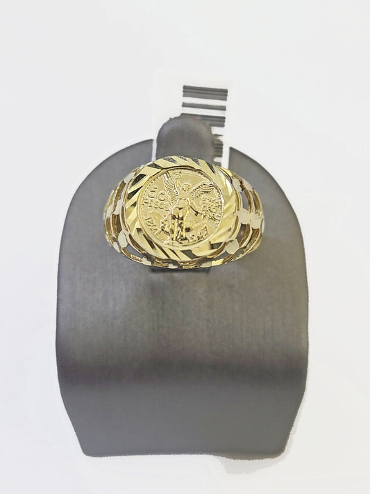 10k Yellow Gold 50 Pesos Ring 1947 Mexico/Mexican Ring All Sizes