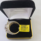 Real 10k Yellow Gold White Diamond Ring Size 10 Mens Ring
