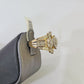 Real 10k Yellow Gold Diamond Ladies Ring Women Engagement Wedding