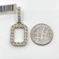 Real 10k Gold & Diamond Letter "O" Initial Alphabet Charm/Pendant 1.25"