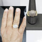 Mens REAL 10k Yellow Gold 1/3CT Natural Diamond Ring  Band SIZE 10 Casual Pinky