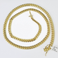 10K Yellow Gold Miami Cuban Link Chain SOLID Real 5mm