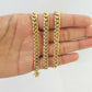 14k Gold Miami Cuban Link  Chain 6mm 20 Inch Strong Lock 14kt Yellow Gold