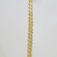 14K Real Yellow Gold Cuban Curb Bracelet 15mm Link 9" inch Genuine