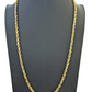 Real 10k Gold Rope Chain 3mm-10mm Necklace 18"-30" Inch Men Women