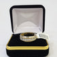 10k White Yellow Gold Diamond Mens Ring Band Wedding Genuine Natural Real