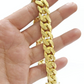 14k Solid Yellow Gold Miami Cuban Bracelet 10mm 9'' inch Real 14kt Unisex