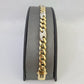 10k Yellow Gold Miami Cuban Link Bracelet 8.5 Inch Anchor Mariner 12mm Gold