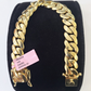 14K Solid Yellow Gold Miami Cuban Bracelet Box Clasp 7.5" Inch 12mm Link