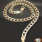 REAL 10k Gold Cuban Link Bracelet Diamond Cuts 9Inch Men Women