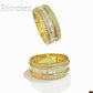 Mens 10k Yellow Gold Natural Diamond Ring Round Baguette 0.75CT Thick Band 10 All Sizes