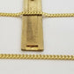 ladies 14k Yellow Gold Necklace Chain Women Cuban link  4mm 18" Box Lock Real
