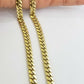 10K SOLID Yellow Gold Miami Cuban Chain 8mm 24" Inch men's Real gold 10kt