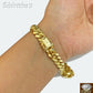 Solid 10k Yellow Gold Miami Cuban Bracelet Box Lock strong Heavy Link 9mm 7.5"