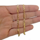 Real 10k Yellow Gold Mariner Anchor Link Chain 3mm Necklace 24" Inch