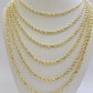 Real  14k Yellow Gold Rope Chain 3mm 24 Inches Ladies Necklace