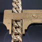 Real 10k Yellow Gold Men 11mm Miami Cuban Bracelet Box Lock 9"