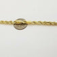 10k Yellow Gold Milano Rope Chain bracelet 8.5" 5mm real gold hand chain