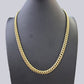 Real SOLID 14k Yellow Gold 9mm Miami Cuban Link Chain Necklace 20" 22" 24" 26"