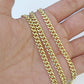14k Gold Miami Cuban Link Chain Necklace 5mm 22" box Lock REAL 14kt Yellow Gold